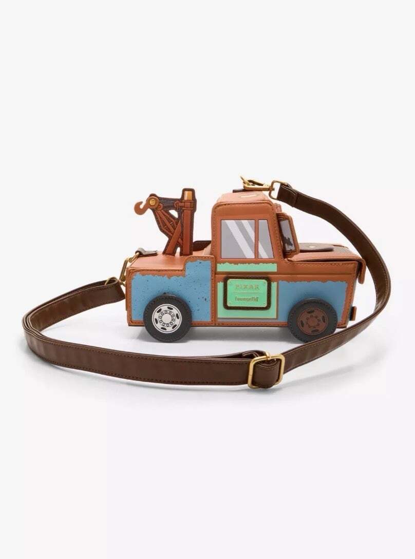 Loungefly Disney Pixar Cars Mater Figural Crossbody Bag