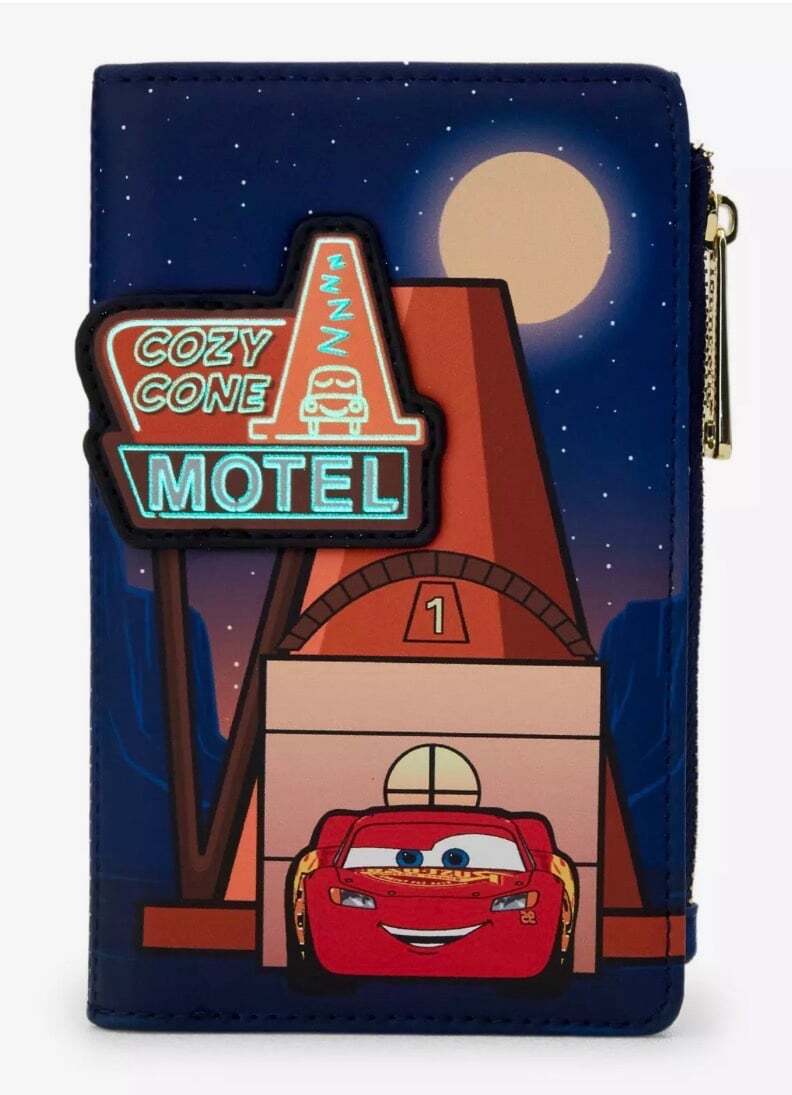 Loungefly Disney Pixar Cars Cozy Cone Motel Glow-in-the-Dark Wallet