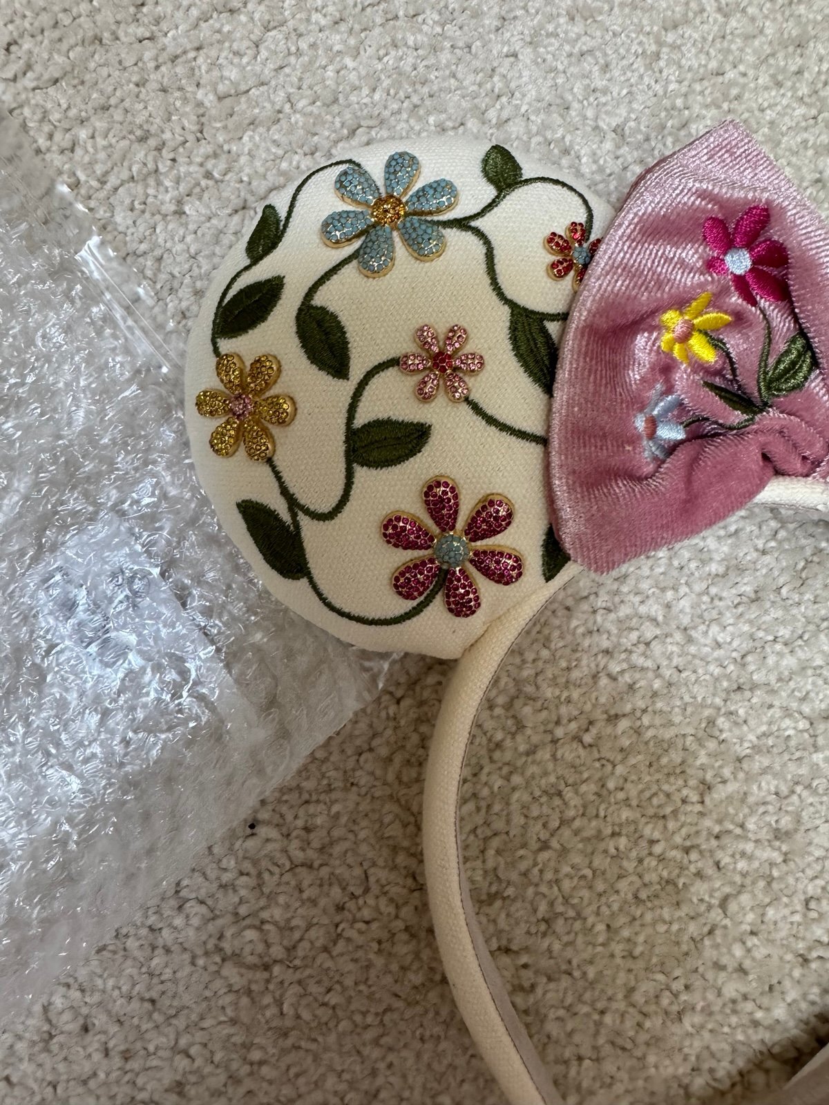 Minnie Mouse Floral Ear Headband by BaubleBar