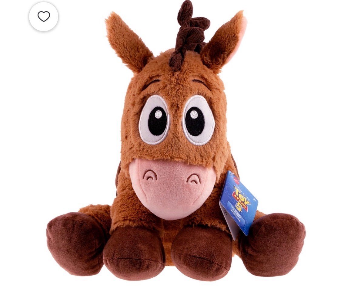 Disney and Pixar Toy Story 5 Bullseye Weighted Plush, Soft Stuffed Animal Toy
