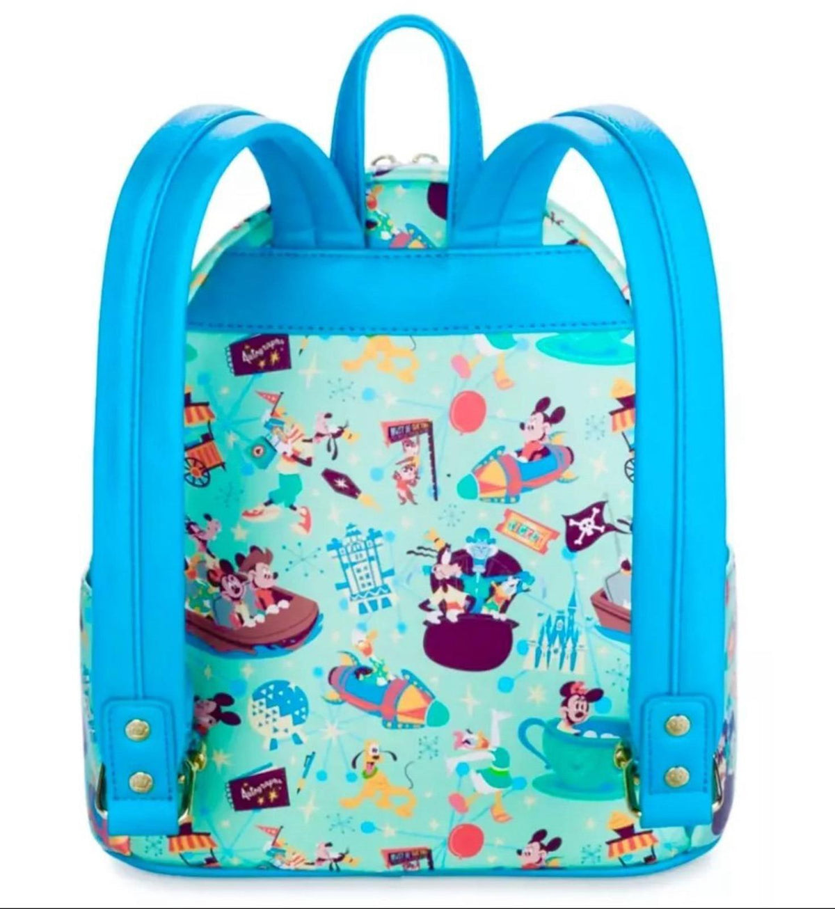 Loungefly Disney Parks Mickey Mouse & Friends PLAY IN THE PARK Backpack/Wallet SET