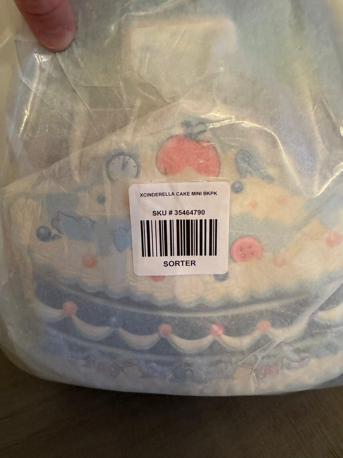 Loungefly Disney Cinderella Cake Iridescent Mini Backpack