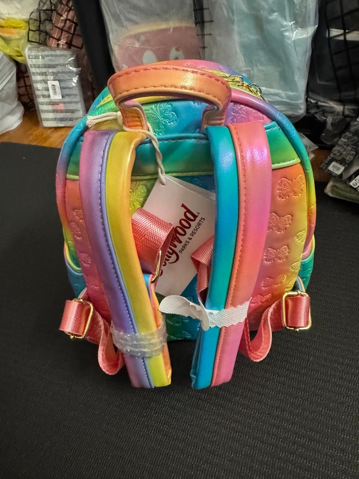 Loungefly Dolly Butterfly Embossed Pastel Mini Backpack