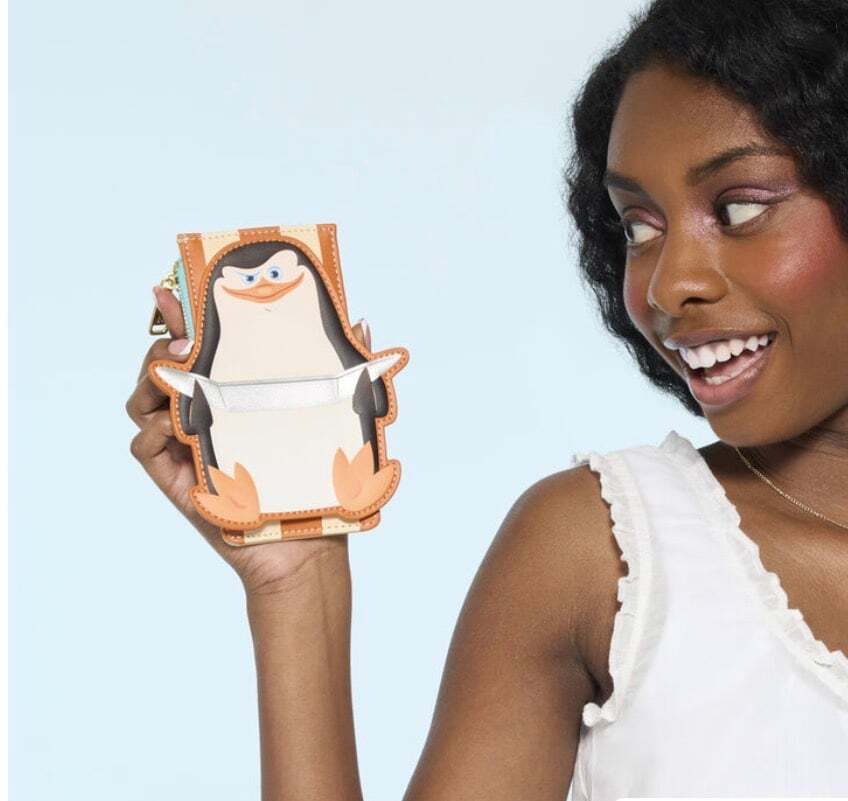 Loungefly Madagascar Penguins Skipper Card Holder