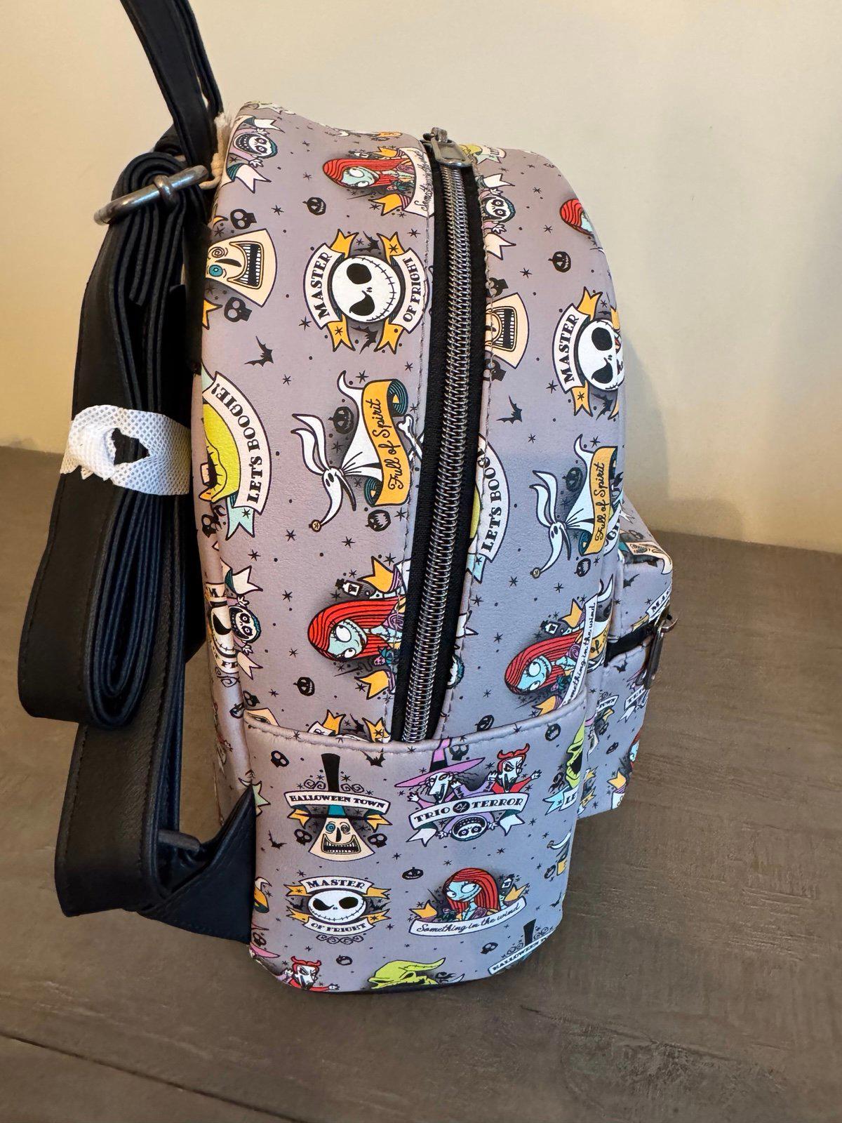 Loungefly The Nightmare Before Christmas Tattoo Art Mini Backpack