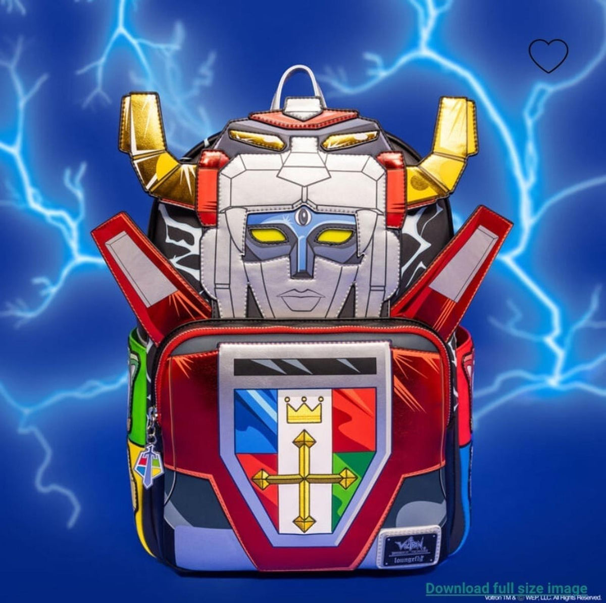 Backpack SDCC 2024 VOLTRON FULL SIZE Backpack Loungefly