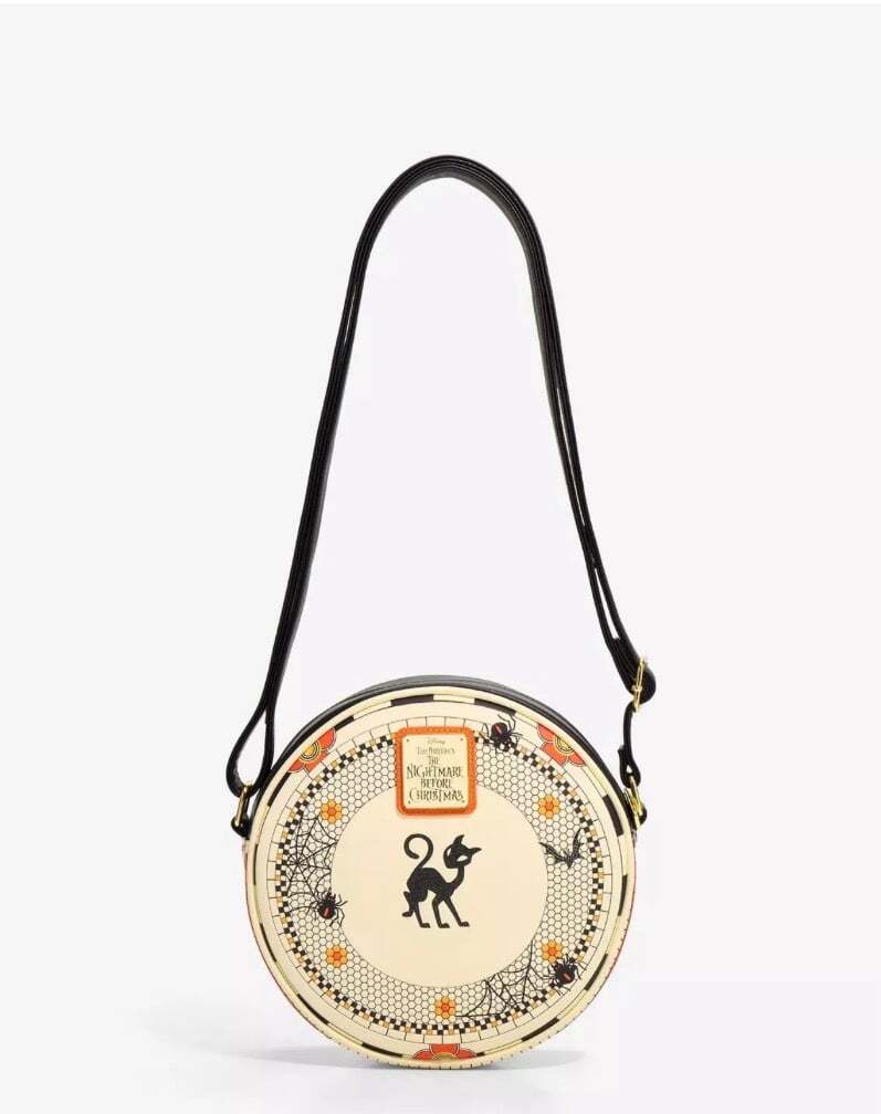 Loungefly Disney The Nightmare Before Christmas Zero Mosaic Crossbody Bag
