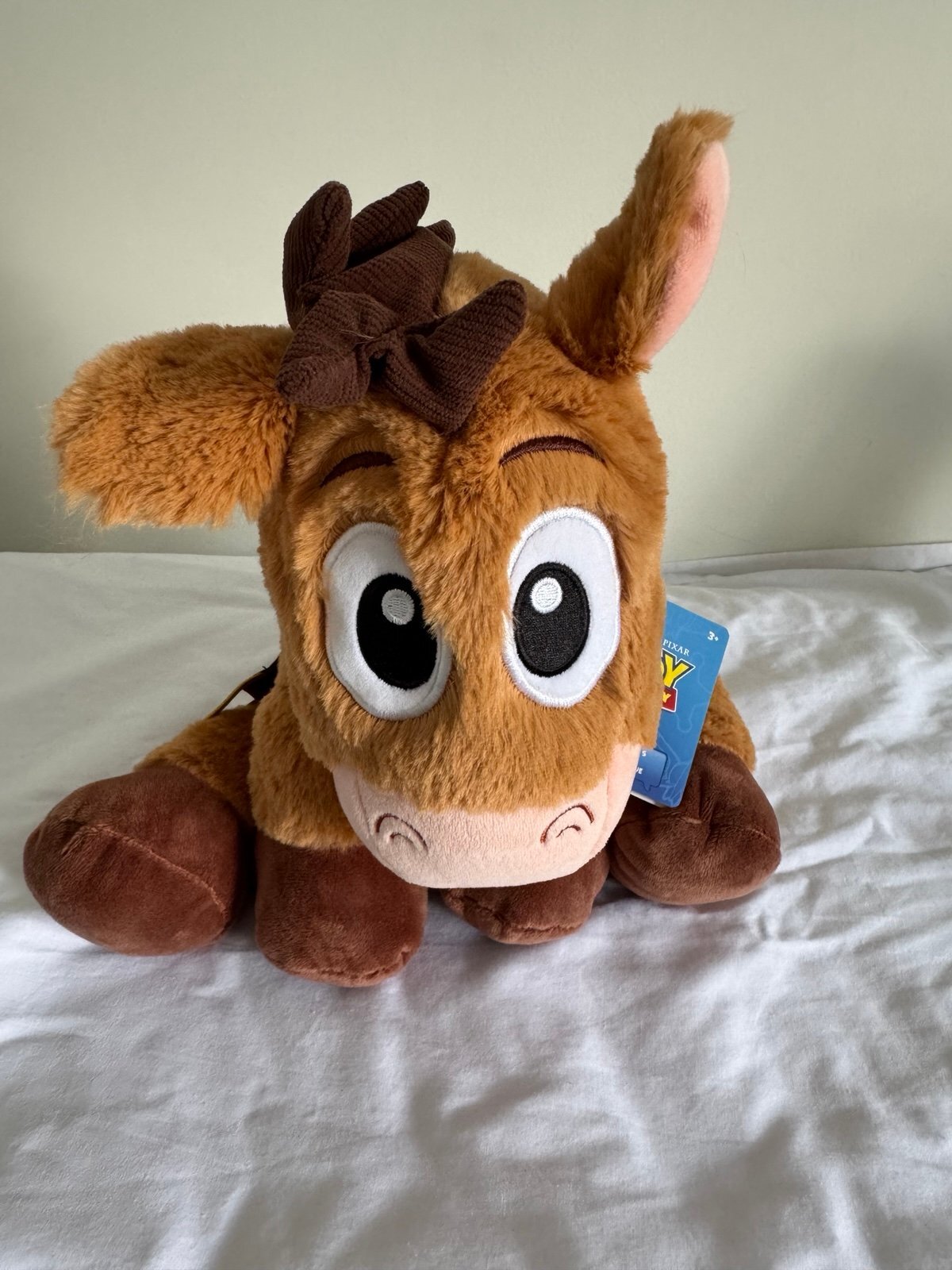 Disney and Pixar Toy Story 5 Bullseye Weighted Plush, Soft Stuffed Animal Toy