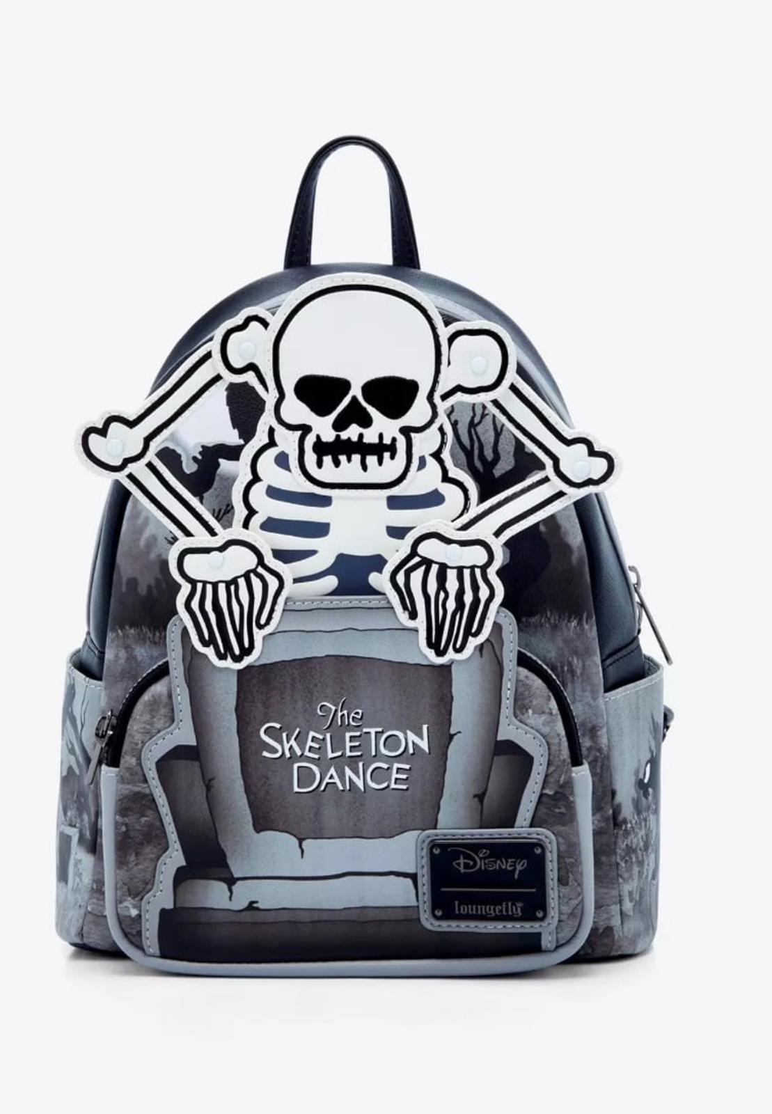 The Skeleton Dance Glow-in-the Dark Loungefly Mini Backpack