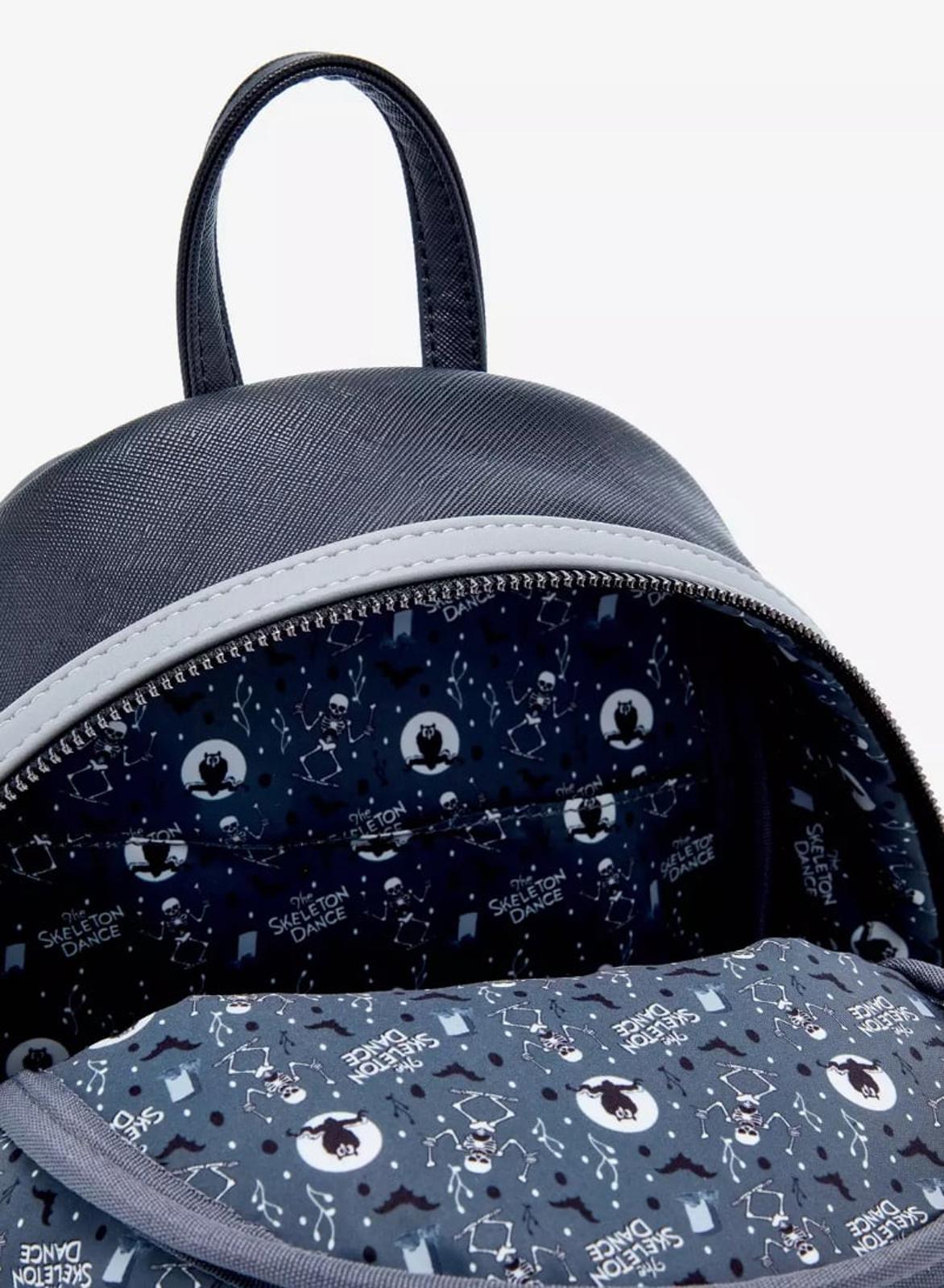 The Skeleton Dance Glow-in-the Dark Loungefly Mini Backpack