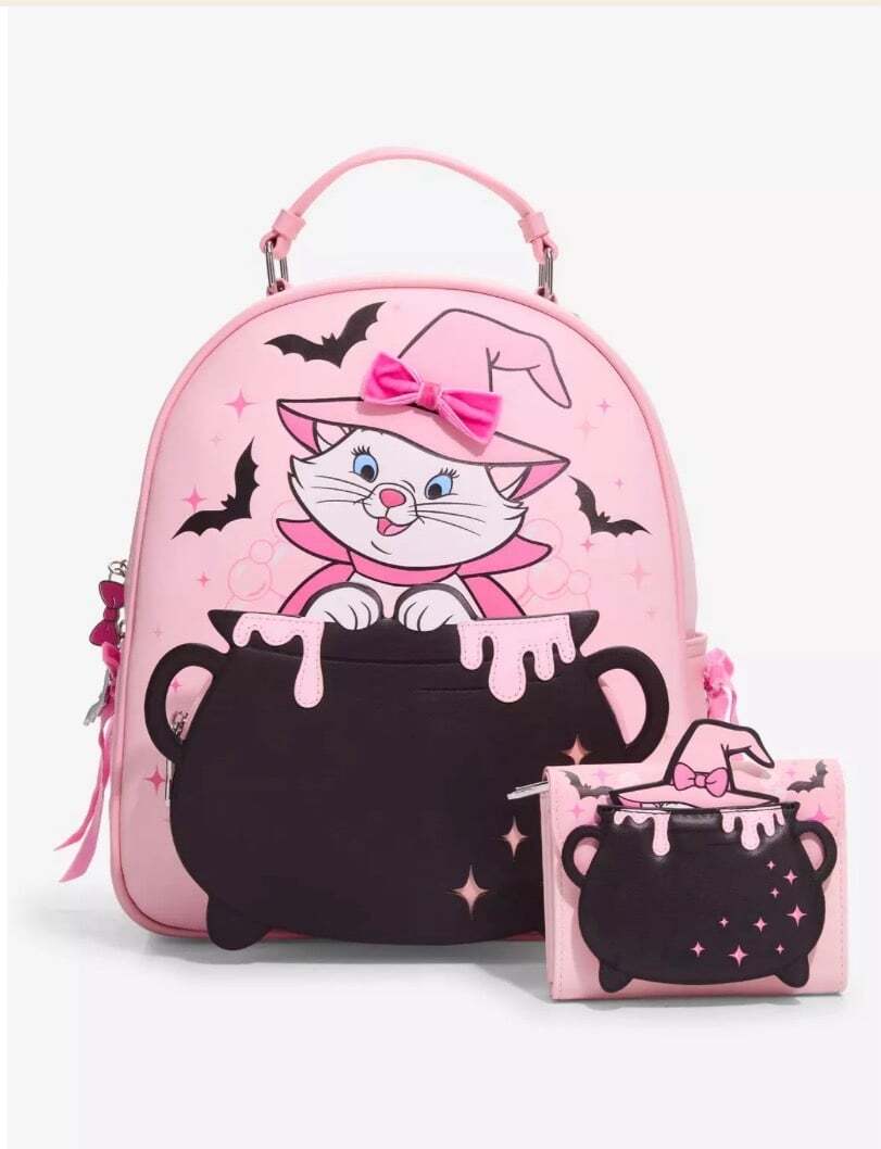 Disney The Aristocats Marie Witch Pop-Up Zip Wallet