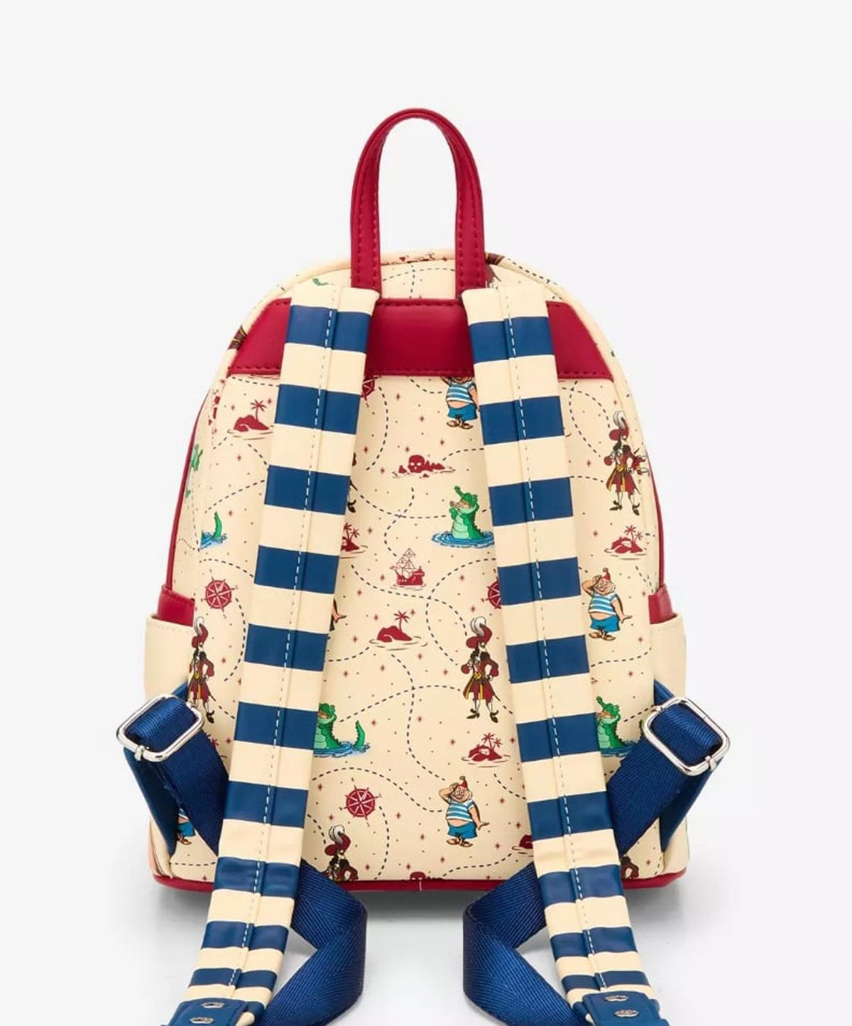 Loungefly Disney Peter Pan Captain Hook Ship Wheel Rotating Mini Backpack