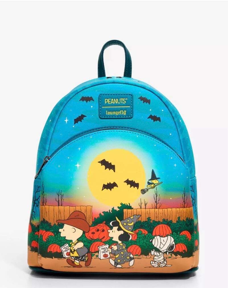 Loungefly Peanuts Group Trick-Or-Treat Mini Backpack