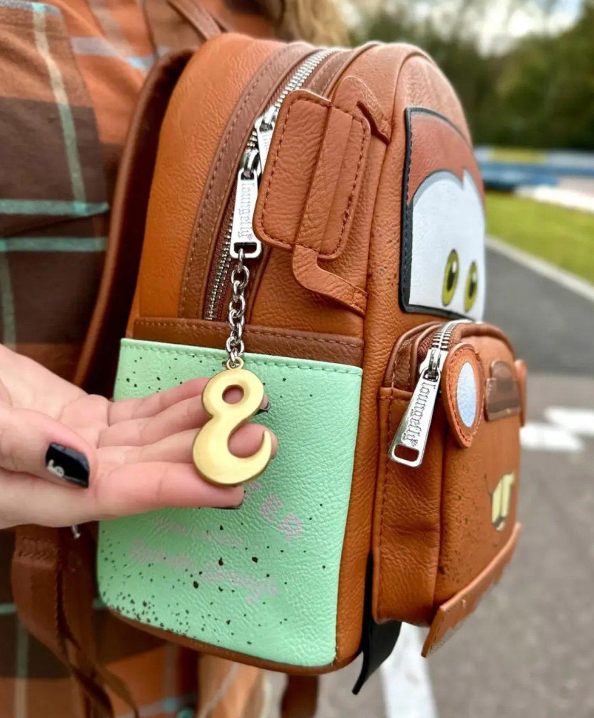 Loungefly Cars Tow Mater Cosplay Mini Backpack