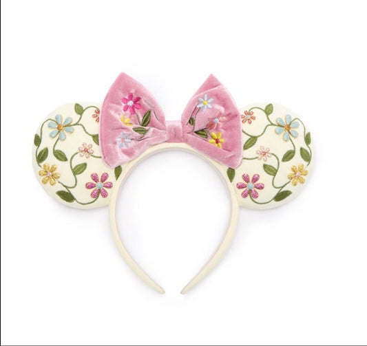 Minnie Mouse Floral Ear Headband by BaubleBar