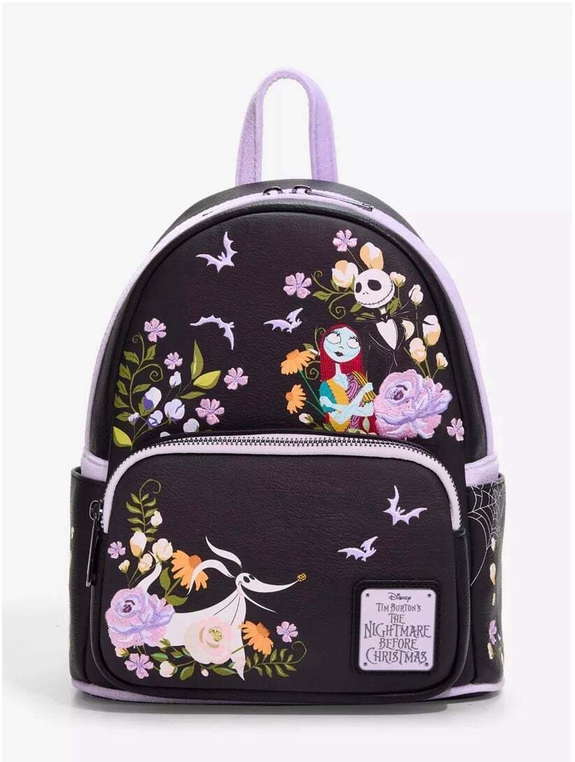Loungefly Disney The Nightmare Before Christmas Floral Mini Backpack