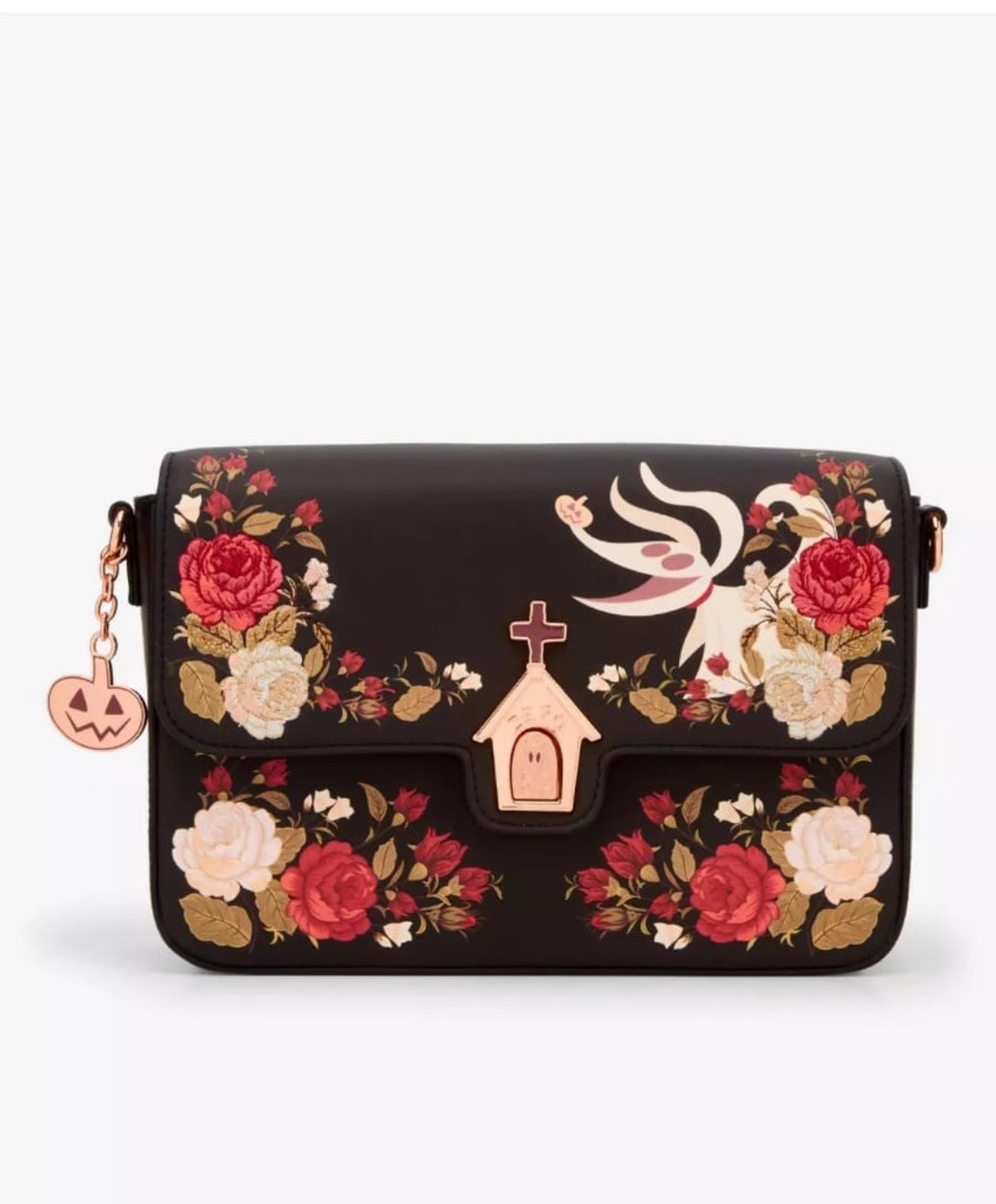 Loungefly Disney The Nightmare Before Christmas Foral Zero Crossbody Bag