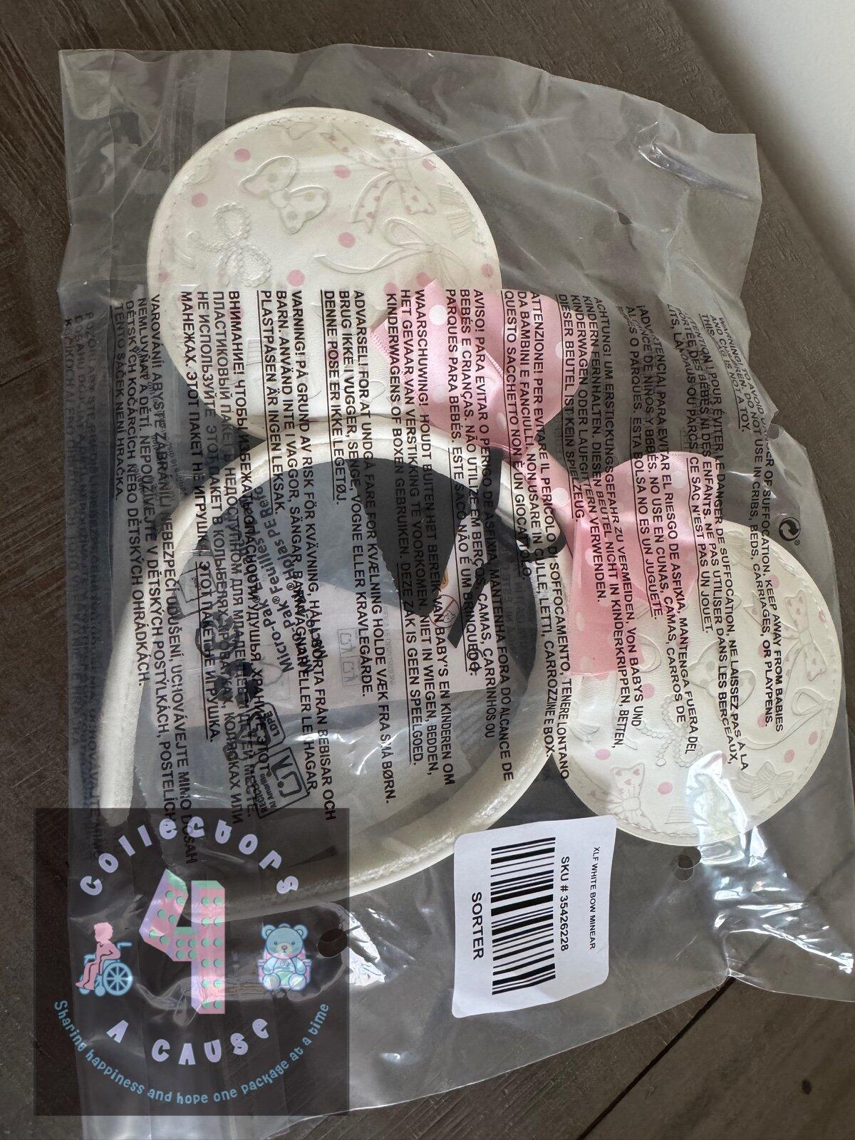 Loungefly Disney Minnie Mouse Polka Dot Bows White Ears