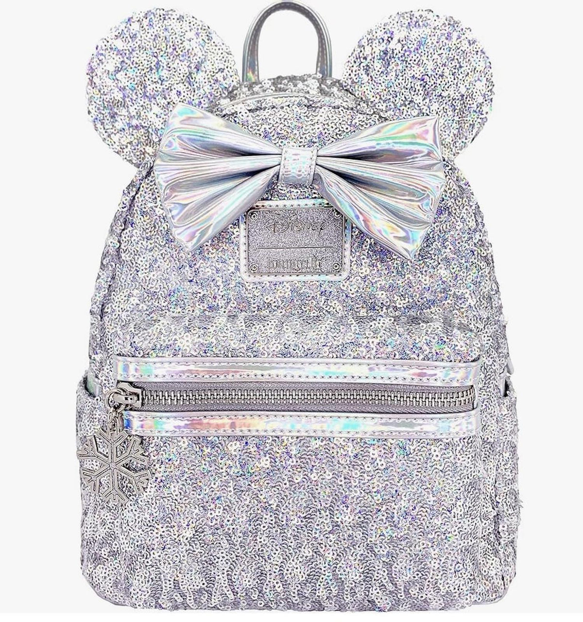 Loungefly Disney Holographic Sequin Minnie Mini Backpack