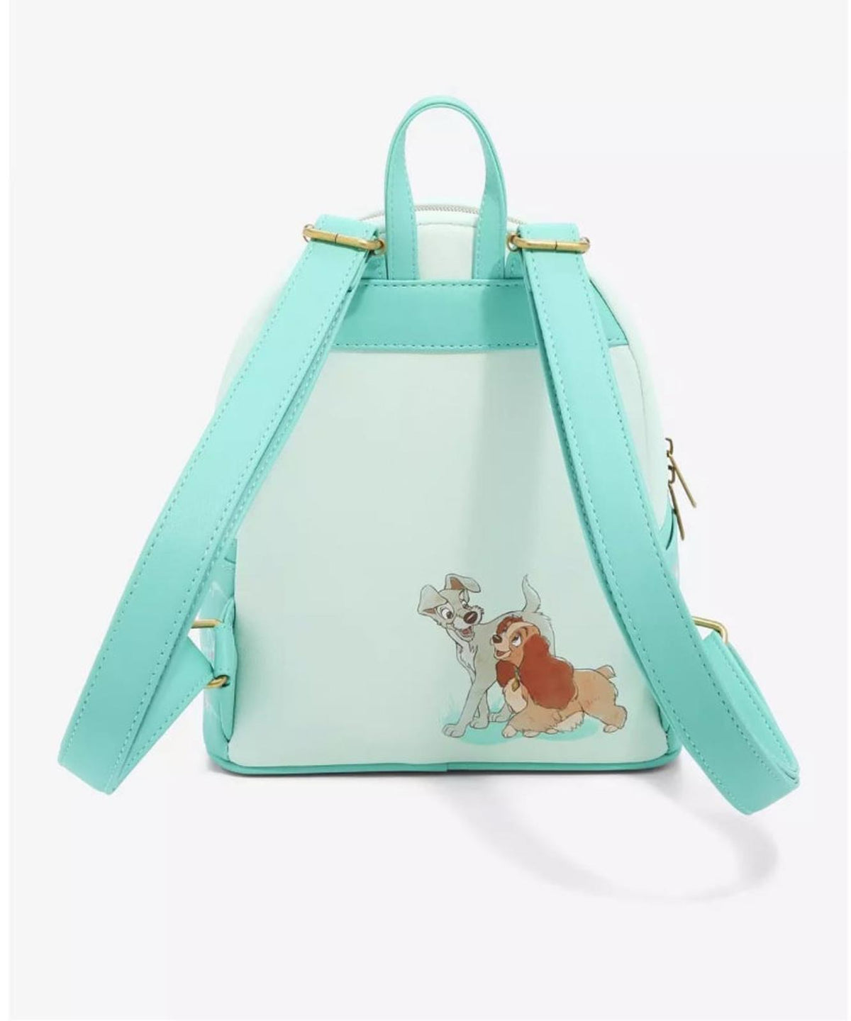 Loungefly Lady and the Tramp Window Kiss Mini Backpack