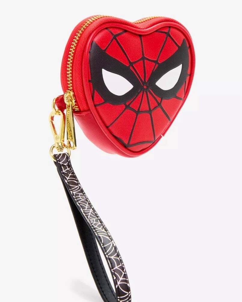 Loungefly Marvel Spider-Man Heart Mask Coin Purse