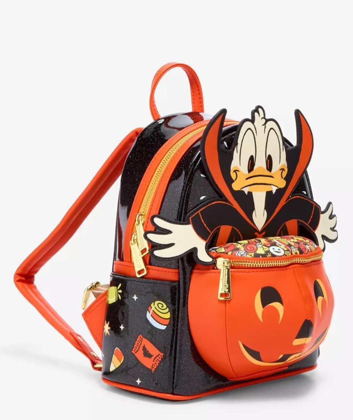 Loungefly Disney Donald Duck Vampire Costume Mini Backpack