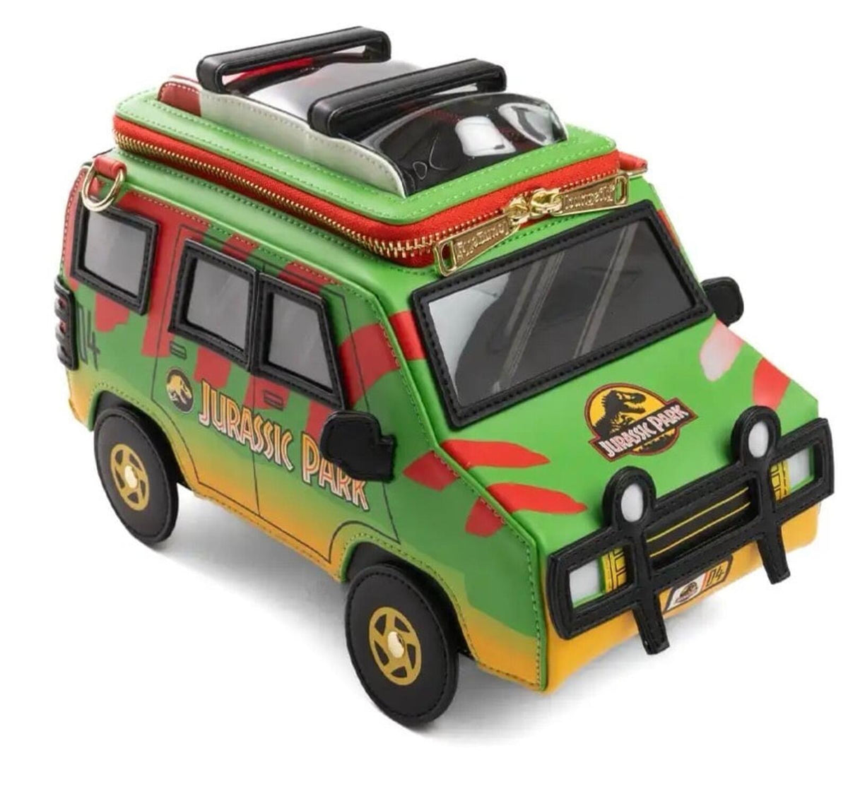 Loungefly Universal Jurassic Park Safari Tour Vehicle Light Up Figural Crossbody