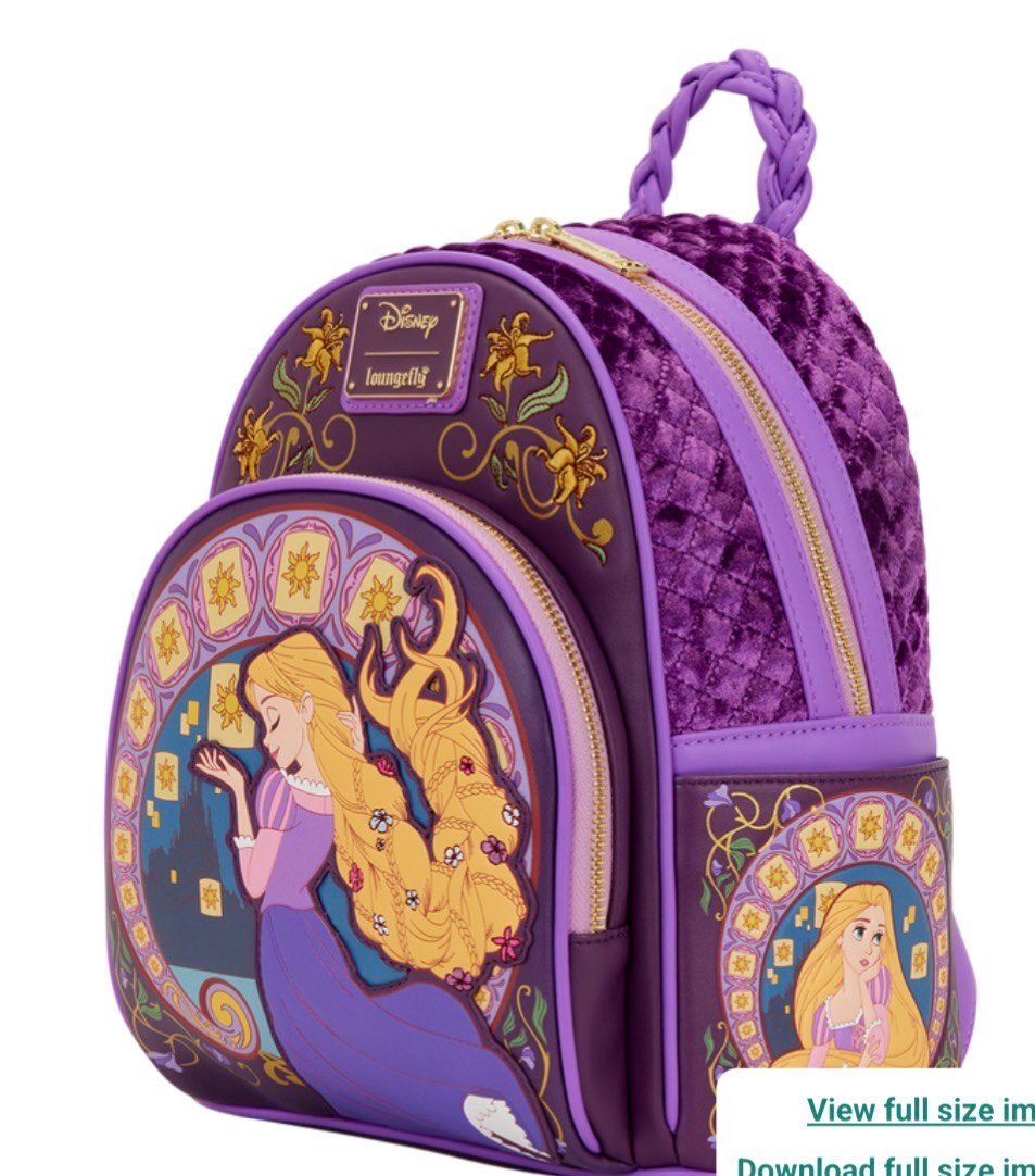 Tangled Rapunzel Exclusive Lanterns Quilted Mini Backpack