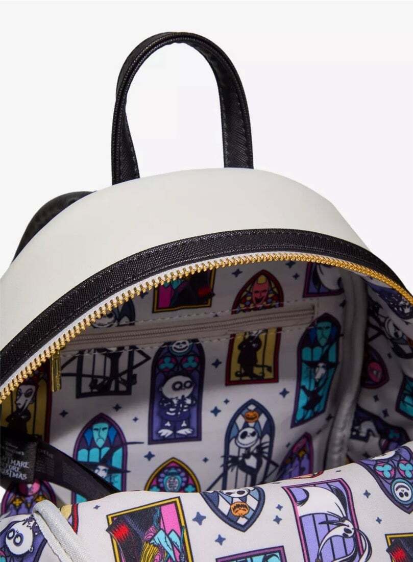 Loungefly Disney The Nightmare Before Christmas Stained Glass Mini Backpack