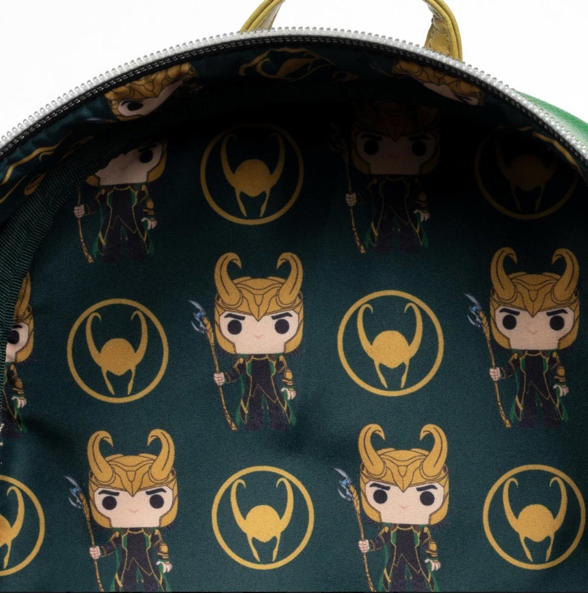 Disney Loungefly LE Avengers Loki With Scepter Pop Mini Backpack