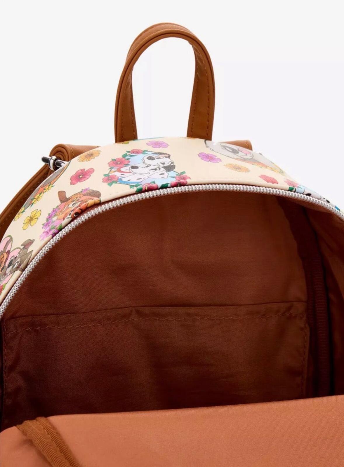 Loungefly Disney Dogs Flower Hearts Mini Backpack