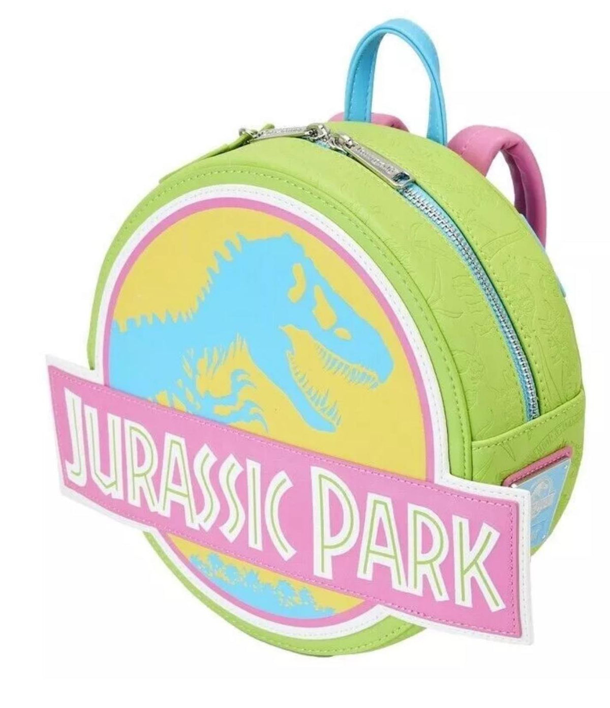 2023 SDCC Loungefly Jurassic Park Neon Glow In The Dark Backpack Limited Edition