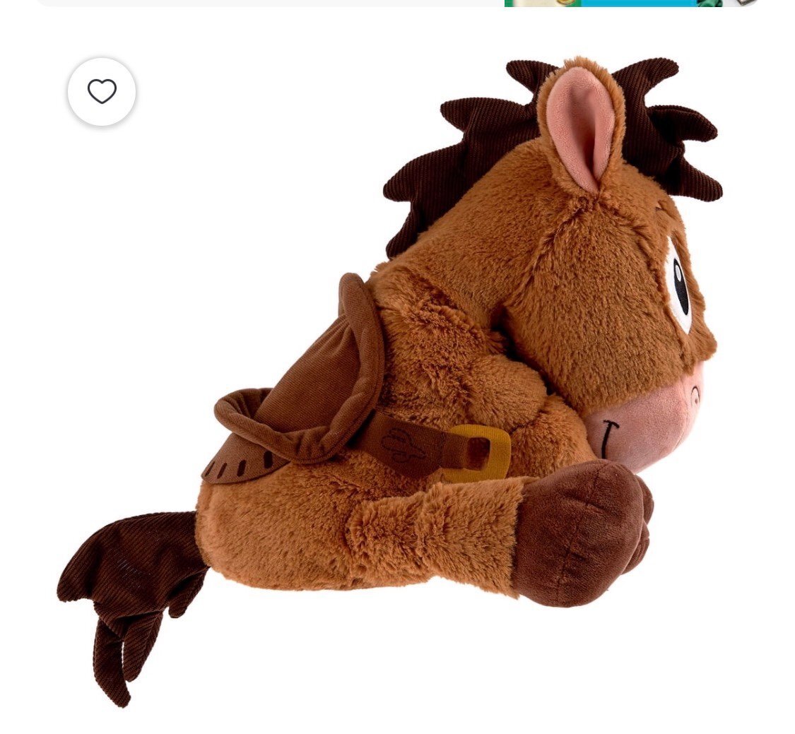 Disney and Pixar Toy Story 5 Bullseye Weighted Plush, Soft Stuffed Animal Toy