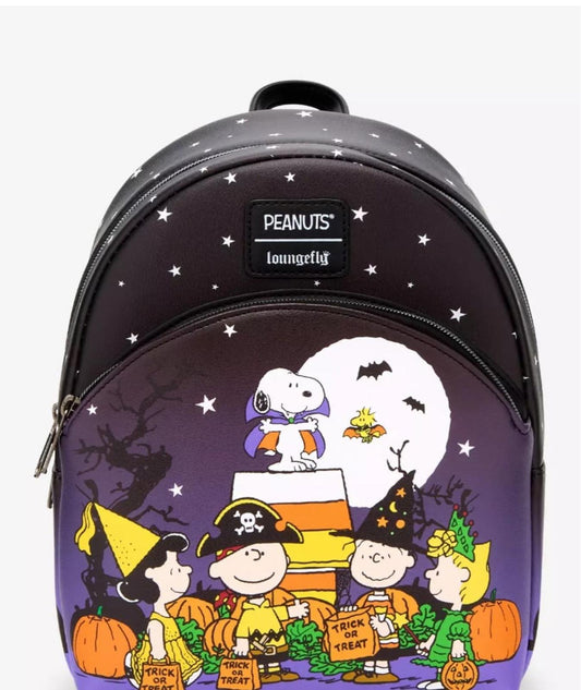 Loungefly Peanuts Halloween Trick-Or-Treat Mini Backpack