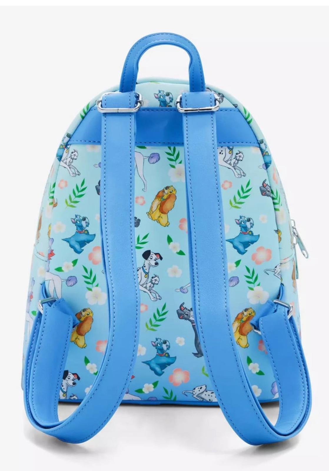 Loungefly Disney Dogs Floral Mini Backpack