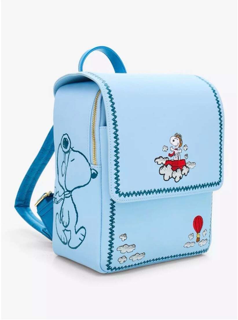 Loungefly Peanuts Snoopy and The Red Baron Mini Backpack