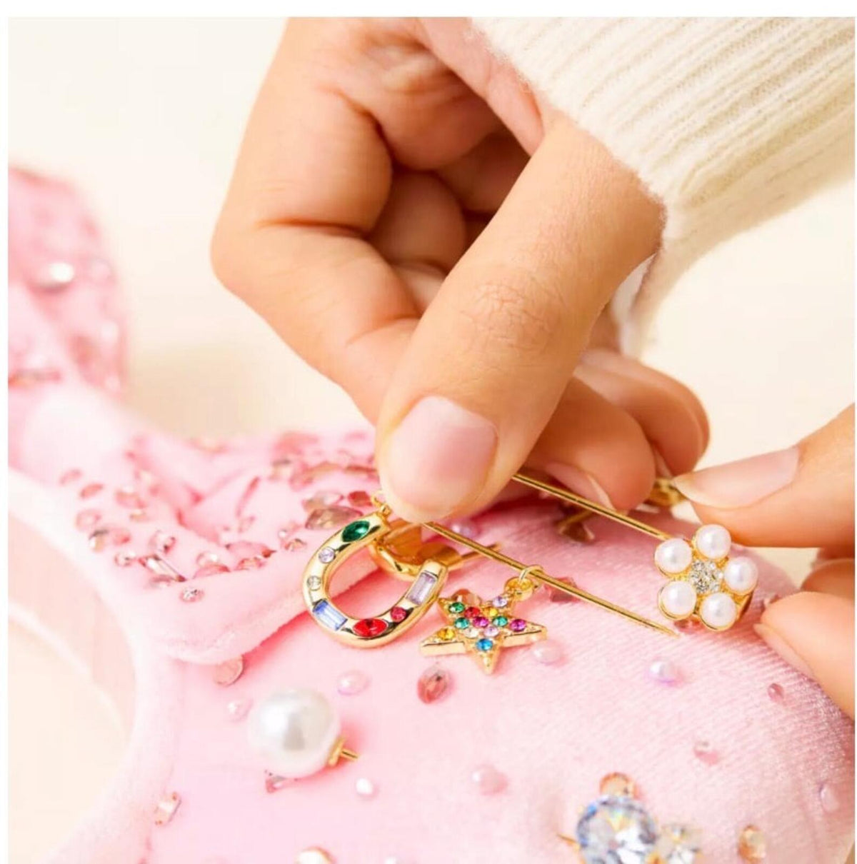 Minnie Mouse Custom Charm Ear Headband by BaubleBar