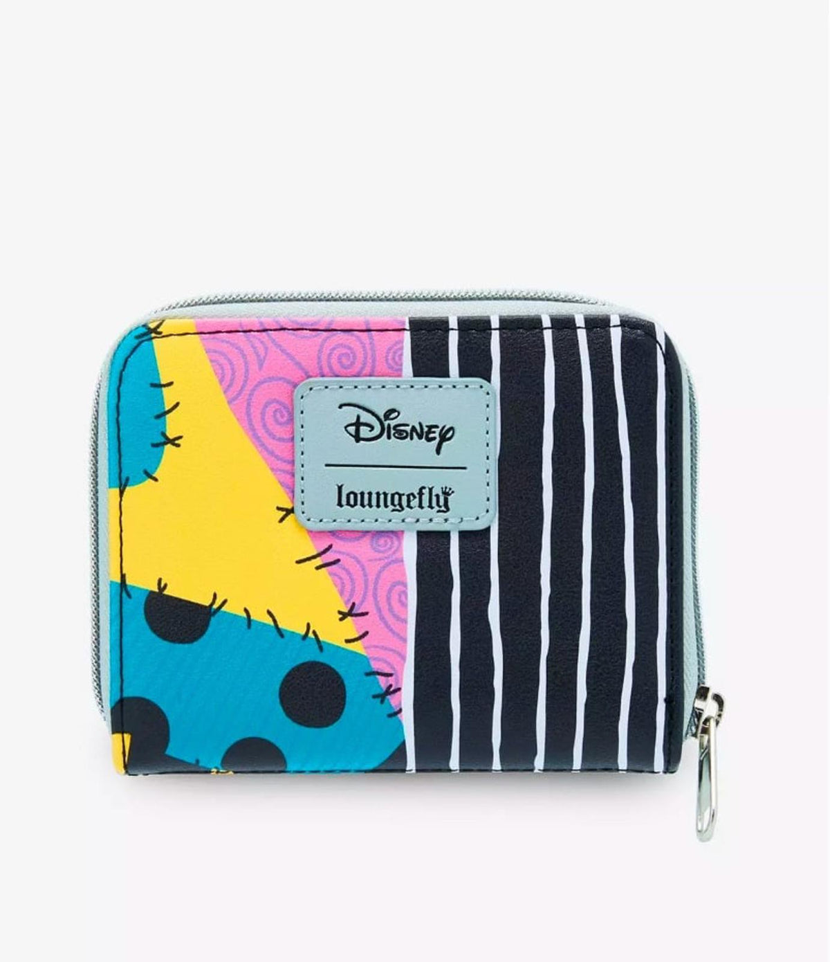 Loungefly The Nightmare Before Christmas Jack & Sally Split Mini Zipper Wallet