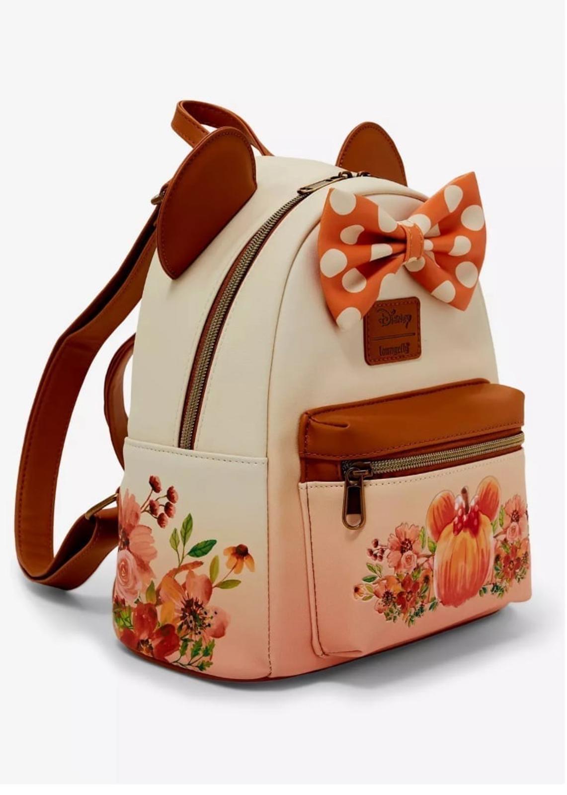 Loungefly Disney Minnie Mouse Pumpkin Ombre Mini Backpack