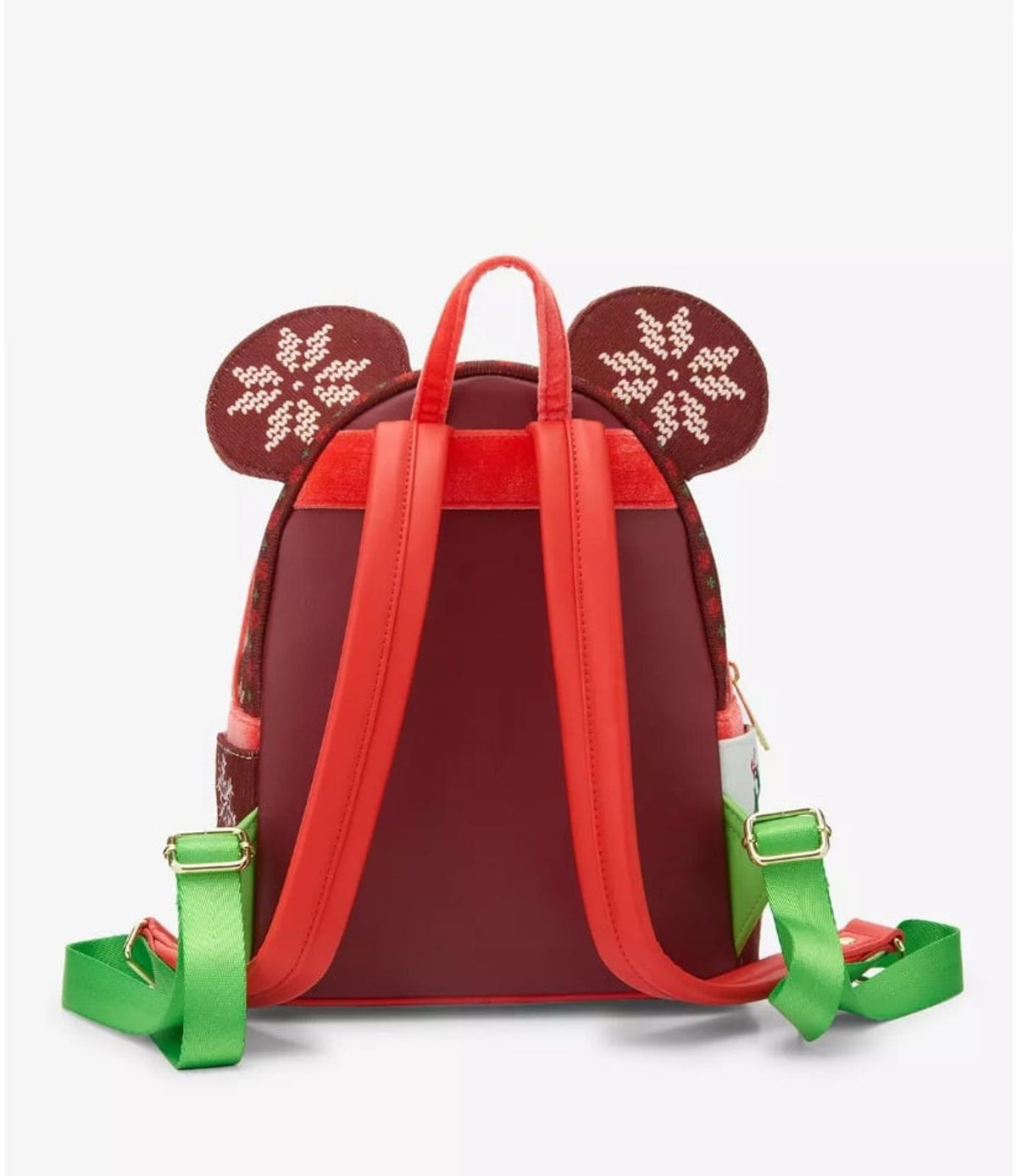 Loungefly Disney Minnie Mouse Sweater Holiday Mini Backpack