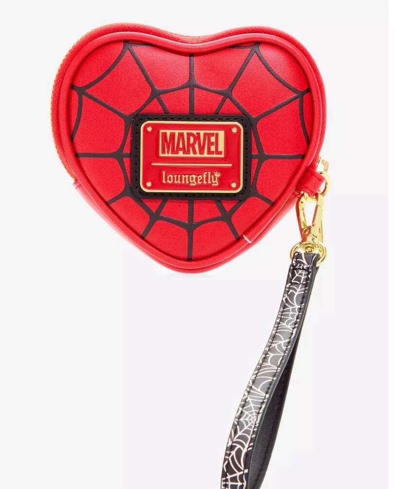 Loungefly Marvel Spider-Man Heart Mask Coin Purse