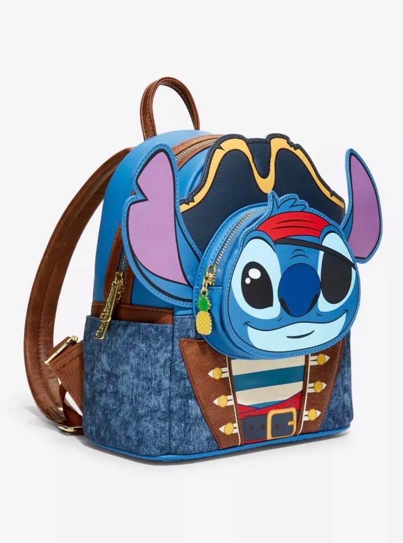 Loungefly Disney Lilo & Stitch Pirate Stitch Figural Mini Backpack