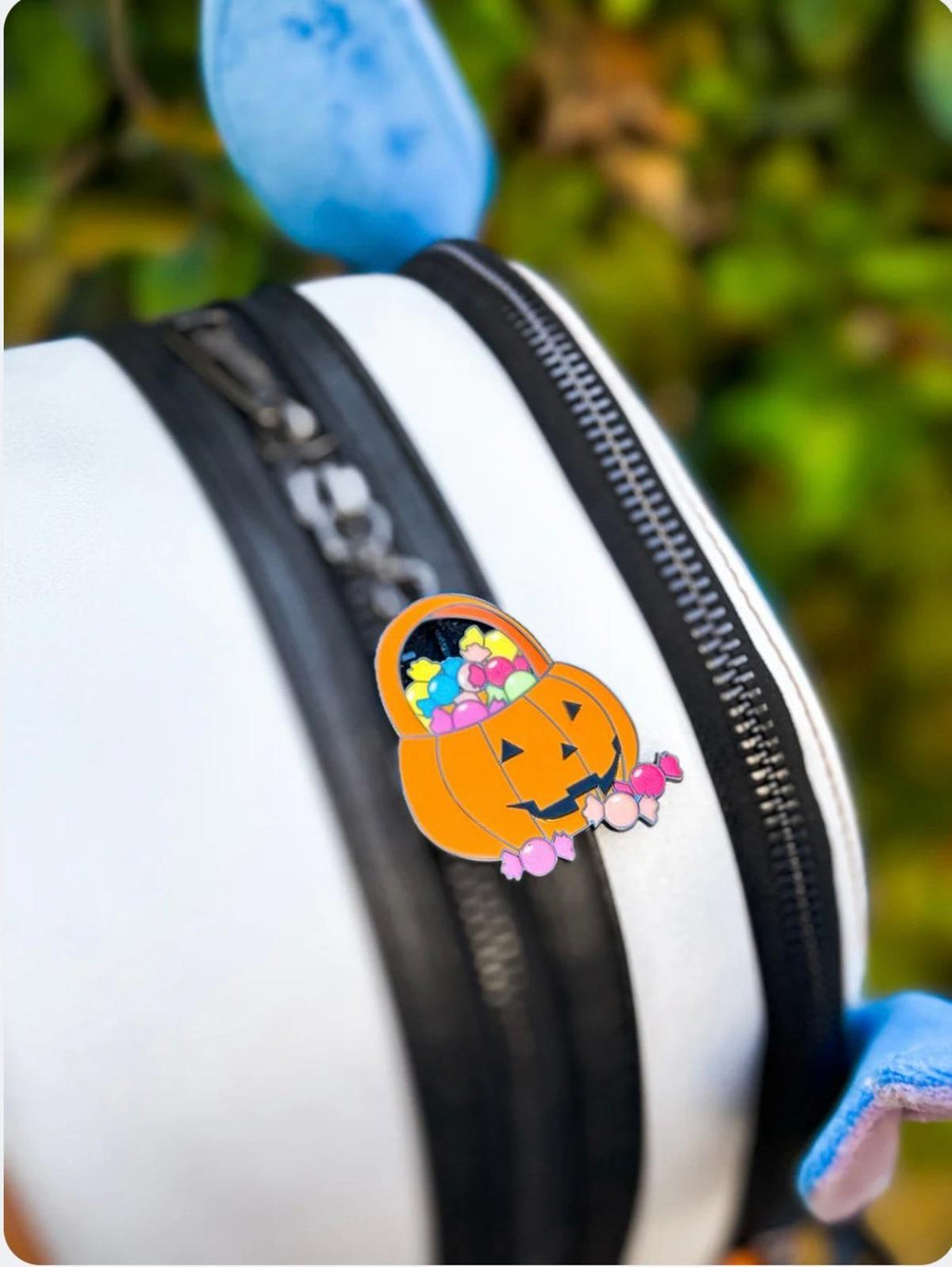 Loungefly Halloween Candy Corn Stitch Mini Backpack