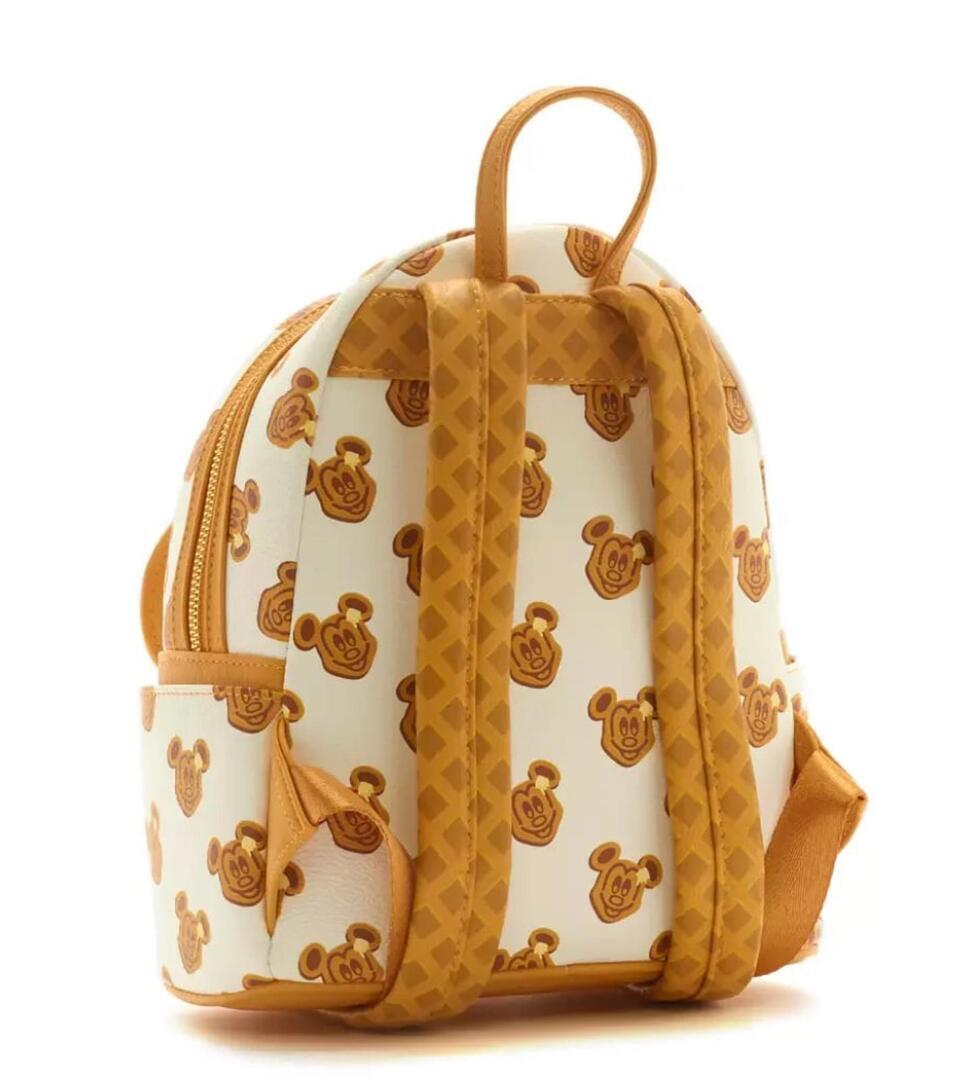 Loungefly Disney Mickey Mouse Waffle Disney Park Exclusive Mini Backpack/EAR NWT
