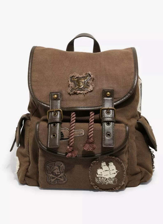 Disney The Pirates of the Caribbean Jack Sparrow Canvas Mini Backpack