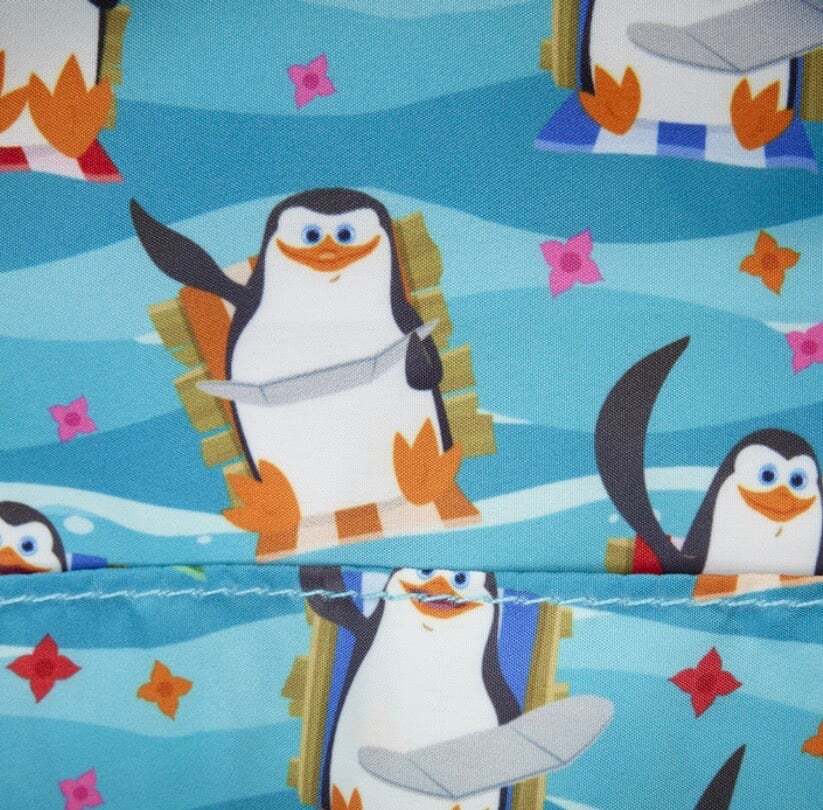 Loungefly Madagascar Penguins Beach Mini Backpack