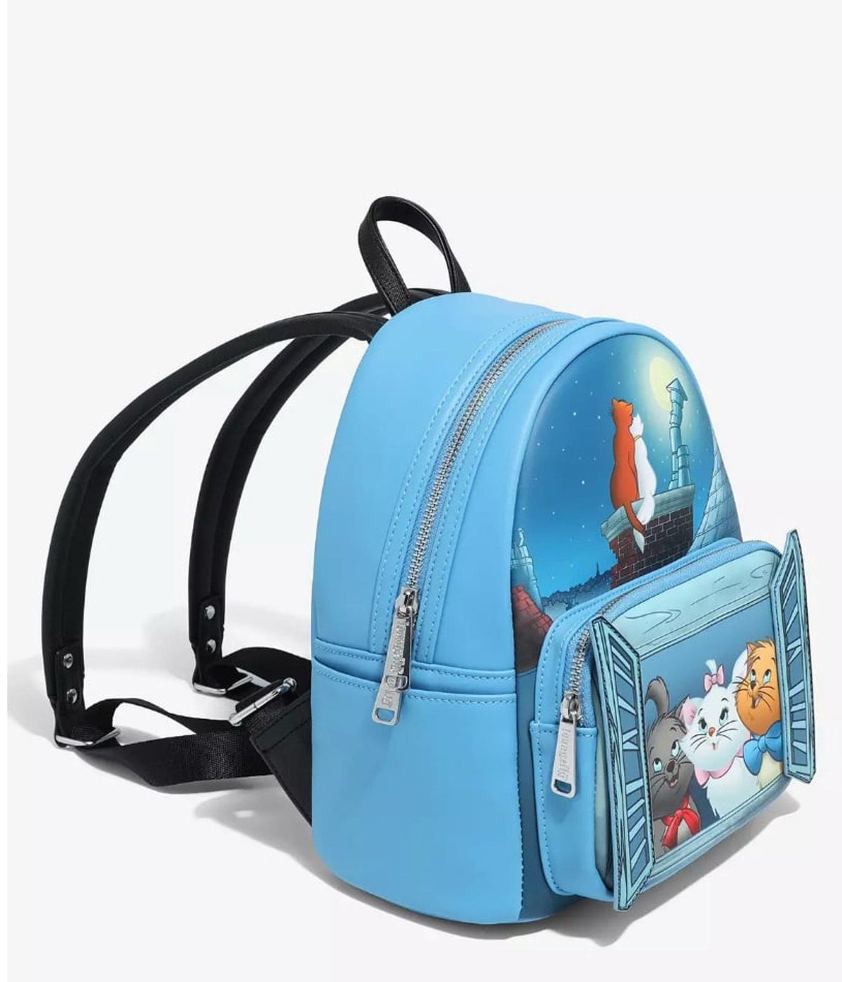 Loungefly Disney The Aristocats Window Portrait Glow-in-the-Dark Mini Backpack