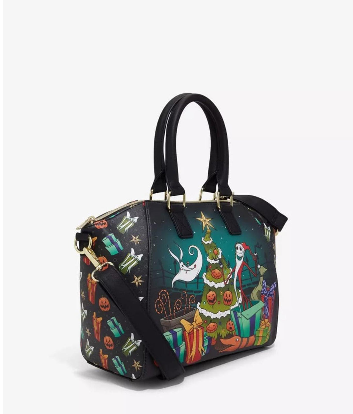 Loungefly The Nightmare Before Christmas Sandy Claws Zero Satchel Bag