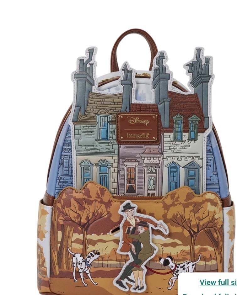 Loungefly 101 Dalmatians Roger & Anita Scene Mini Backpack