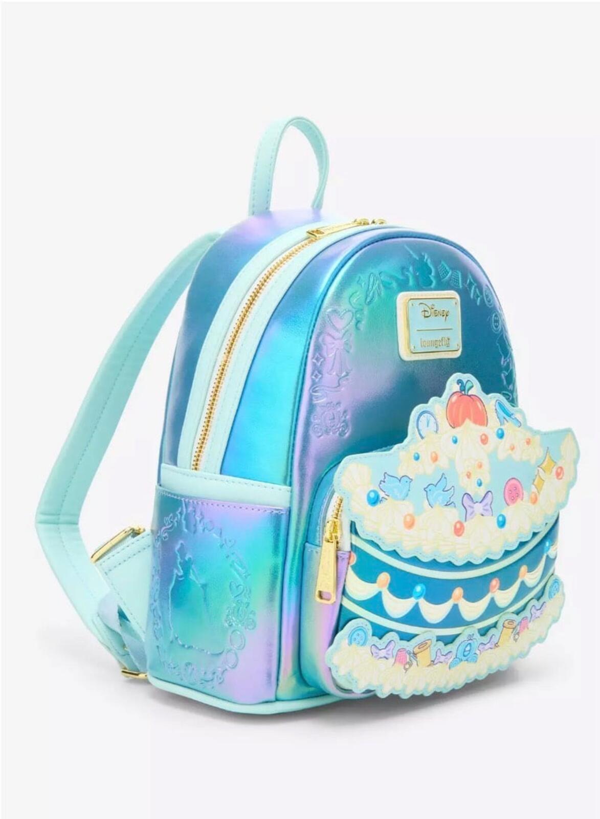 Loungefly Disney Cinderella Cake Iridescent Mini Backpack